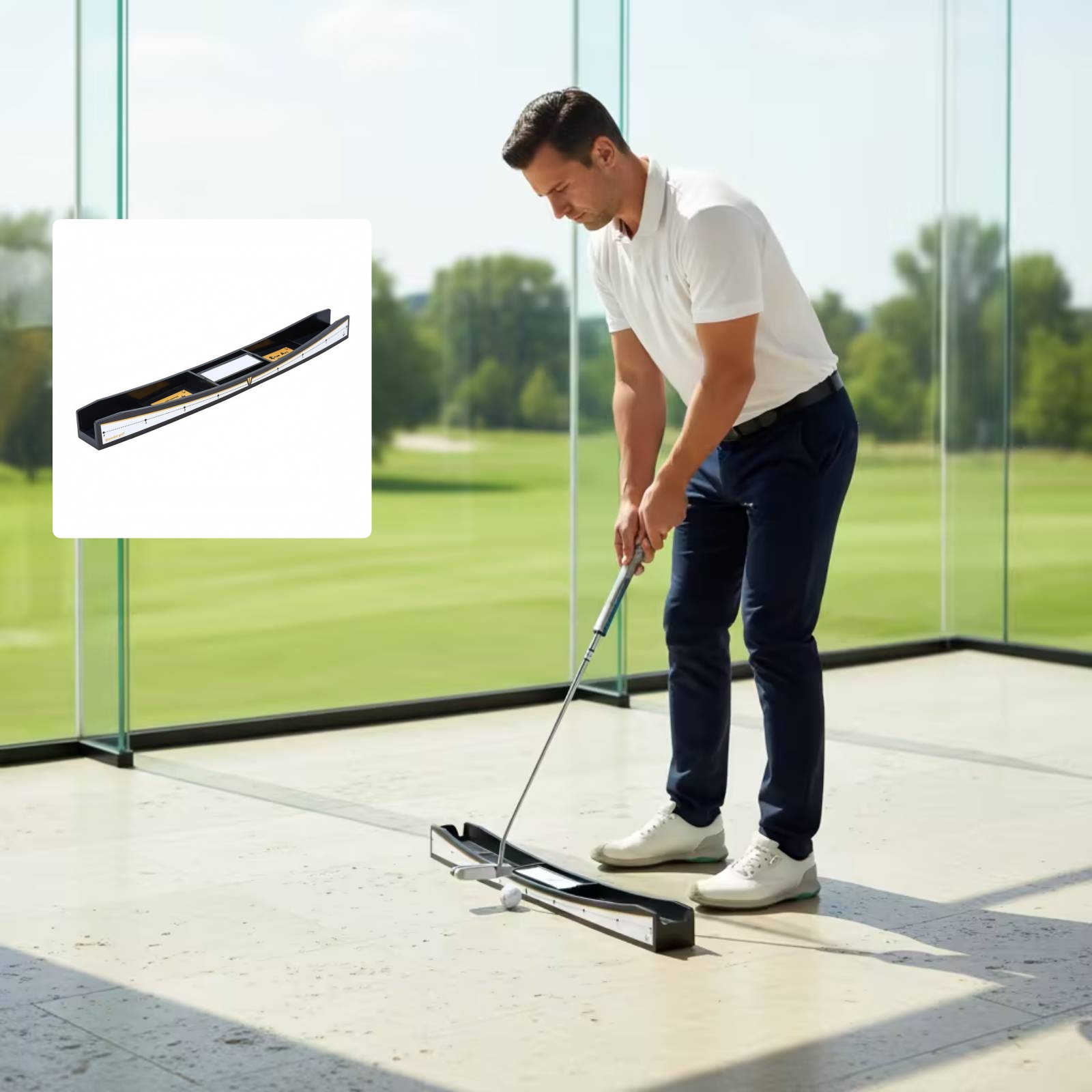 لوح تدريب الجولف منخفض الارتفا - مراجعة Golf Equipment To Practice At Home وسعره